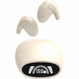 De Beste Gadgets Slaap Oordopjes Bluetooth – Draadloze Sleep Earbuds – Ultra Dun & Comfortabel – Kleine oordopjes - Kleine Oortjes - Voor Zijslapers – Noise Reduction – Waterbestendig - MD - Wit — thumbnail 1