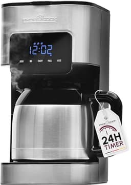 Koffiezetapparaat 8-10 Kopjes met Timer en Sensor Touch Bediening — thumbnail 1
