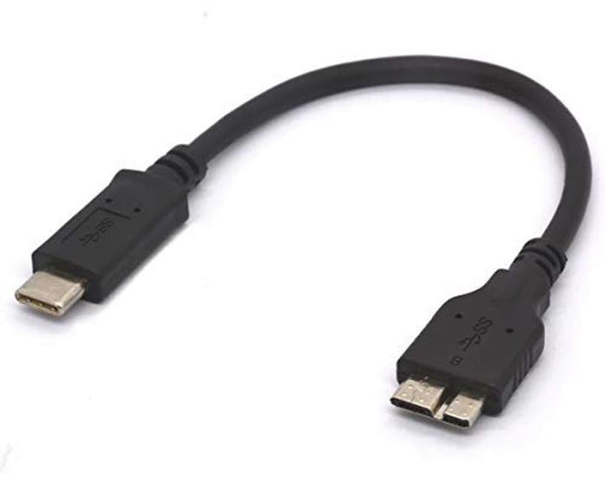 USB C naar Micro B Kabel - Type C 3.0 voor Externe Hardeschijven en Apparaten — afbeelding 1