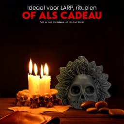 Aztec Death Whistle - Doodshoofd - Schreeuwende Fluit - Handgemaakt - Tot 120 Decibel - Azteekse Doodsfluit — thumbnail 5