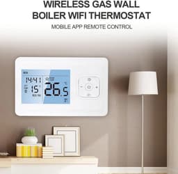 Slimme WiFi Thermostaat Programmeerbaar voor Verwarming - App en Spraakbediening — thumbnail 4