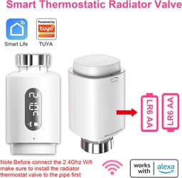 Slimme Radiator Thermostaat Programmeerbaar Wifi Inclusief Diverse Adapters — thumbnail 5
