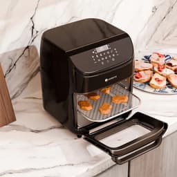 Airfryer / Heteluchtfriteuse - 12L - Incl. 10 programma's - Zwart — thumbnail 4