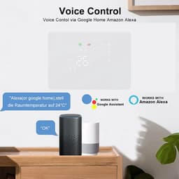 Slimme Wifi Thermostaat voor Gasketel - 7 Dagen Programmeerbaar & App Bediening — thumbnail 4