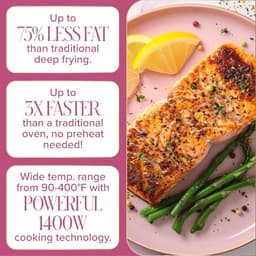 Roze Airfryer voor Gezond Koken met Digitale Touchscreen — thumbnail 2
