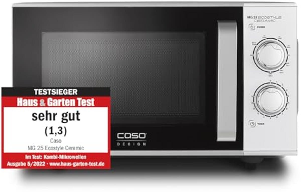 Testwinnaar Magnetron met Grill - 25 Liter Capaciteit, Keramische Bodem voor Gelijkmatige Verdeling, Koken op Twee Niveaus — afbeelding 1