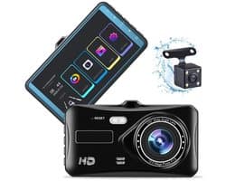 Dual Dashcam voor Auto - Voor en Achter - Full HD - Parkeermodus - 170° wijdhoeklens(Inclusief 32GB geheugenkaart)