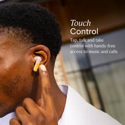 House of Marley Trenchtown ANC Draadloze Oordopjes - Oortjes Draadloos - Bluetooth - 24 uur Batterijduur - Hybrid Active Noise Cancelling - Eco Friendly Design - Cream — thumbnail 3