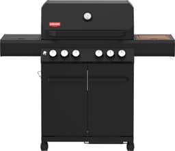 Grill Guru Burner 4 - Gasbarbecue - 3x hoofdbrander - 1x infrarood - 1x zijbrander - 1x achterbrander - Zwart — thumbnail 1