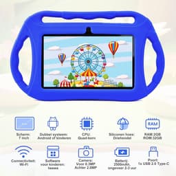 Kindertablet Vanaf 3 Jaar - Tablet Kinderen - 32GB - 7 INCH — thumbnail 3
