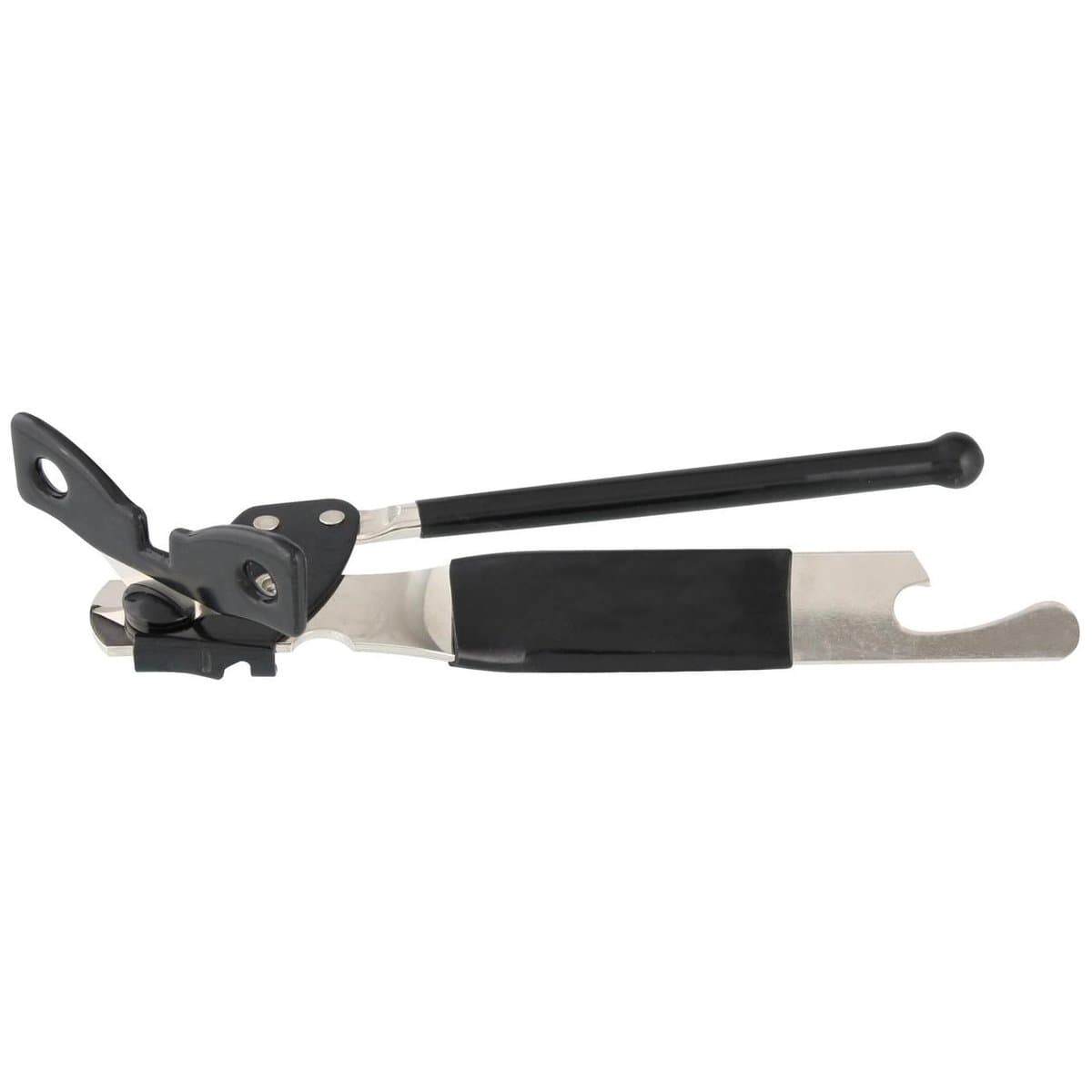 Fackelmann Basic Blik- en Flesopener 15 cm Zilver/Zwart — afbeelding 1