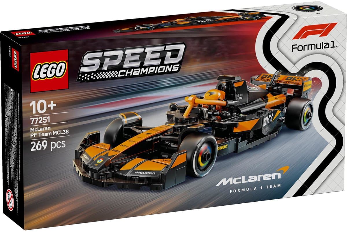 LEGO Speed Champions - McLaren F1 Team MCL38 racewagen Constructiespeelgoed — afbeelding 1