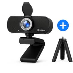 SyncGear Webcam met Microfoon – Full HD 1080p – Inclusief Statief & Cover – Autofocus – Plug & Play USB – Voor Laptop & PC – Streaming Camera – Zoom / Teams / Thuiswerken – Usb Webcam – Computer Camera — thumbnail 1