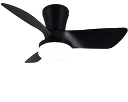 REALITY RANDERS - Ventilator - Zwart mat - incl. 1x SMD 20 W - Afstandsbediening - Geintegreerde dimmer - Traploos instelbare lichtkleur - Dimbaar met schakelaar - Niet externe dimbaar - Geheugenfunctie - Zomer- en wintermodus - 6 snelheidsniveaus — thumbnail 4
