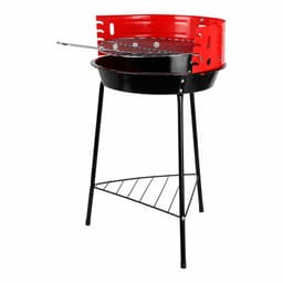 BBQ barbecue half open 33cm verstelbaar — thumbnail 1