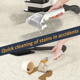 Zetelreiniger - Vacuum Cleaner - Stofzuiger - Tapijtreiniger - Spot Cleaner - Handheld Vlekreiniger - 600W - 13KPa - Tapijtreiniger - voor Bank, Gordijnen en Vloerkleden – Spray & Zuigfunctie — thumbnail 4