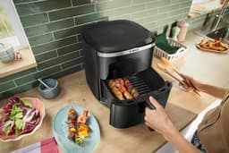 Bosch Serie 6 MAF671B1 friteuse Enkel 7,2 l Vrijstaand 1800 W Heteluchtfriteuse Zwart — thumbnail 5