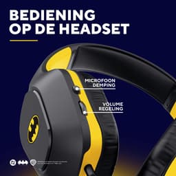 Trust GXT 415BM Zirox - Gaming Headset - Batman Editie - Bedraad - 50mm Drivers - Over-ear - Zwart — thumbnail 2