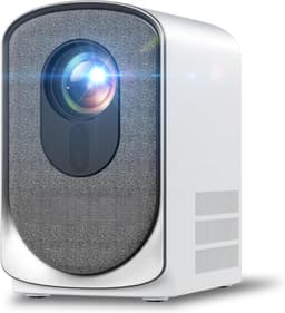 DYNA® Draagbare beamer - Beamer - Projector - Mini Beamer - Wit/Grijs- 15cm x 16cm x 10cm — thumbnail 1
