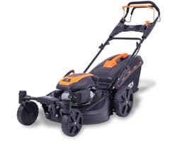 FUXTEC Grasmaaier Benzine - 51cm - 4-takt - 170cc - zelfrijdend / zelftrekkend /achterwielaandrijving - Mulchfunctie - Opvangbak 60L - FX-RM5170agile