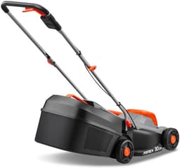 FUXTEC 20V grasmaaier accu, maaier voor kleine tot middelgrote tuinen, grasopvangbak van 30 liter, maaibreedte 30 cm, geluidsarm/licht FX-E1RM20ECO — thumbnail 2