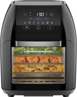 Zyrex® Heteluchtoven - Oven - Airfryer Oven - Zwart - 31cm x 31cm x 38cm — thumbnail 1