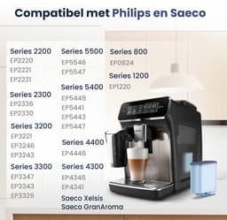 4x Mutital Waterfilter voor Philips Saeco - Filterpatroon voor Koffiemachine - Compatibel met CA6903 AquaClean LatteGo - 3 Maanden per Filter — thumbnail 3