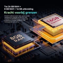 Blackview BL7000 - AI Robuuste Smartphone - 5G - 24GB RAM - 512GB ROM - 6.78 inch 120Hz - Robuuste Telefoon - IP68 Waterdicht - Nachtzicht - Android 15 - NFC - GPS - Oranje — thumbnail 2