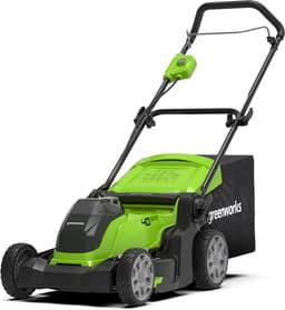 Draadloze Grasmaaier - Accu Grasmaaier - Gazon Onderhoud - 6 Maaihoogtes - 41cm Maaibreedte - Groen — thumbnail 1