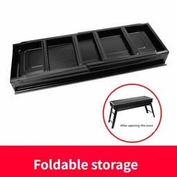 Rolu BBQ – Barbecue – Grill – Houtskool BBQ – Camping – Voor 3 Tot 5 Personen – 60 x 22 x 33 CM – Inclusief Opbergtas — thumbnail 4