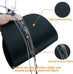 Keukenmachine Glijplank - Mixer Onderstel - Apparaat Verplaatsen - Duurzaam Rubber Materiaal - 34 x 21 cm - Mat Zwart — thumbnail 5