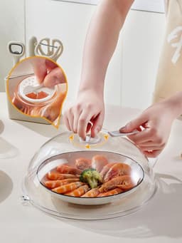 Magnetron Spatbeschermer Inklapbaar en Transparant met Ventilatieopeningen — thumbnail 3