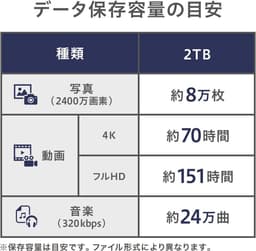 Externe Harde Schijf 2TB USB 3.0 Zilver Opslag — thumbnail 3