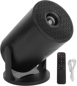 Draagbare 1080P projector met draadloze connectiviteit en 270° rotatie voor thuisbioscoop — thumbnail 1