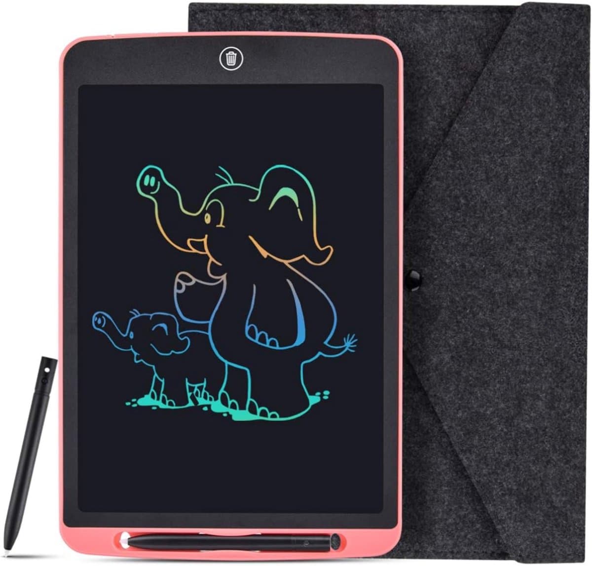Nexvo®Digitaal Notitieblok - Grafische Tablet Met Tekenpen - Herbruikbare Notitieblok – Roze - 3cm x 31cm x 1cm — afbeelding 1