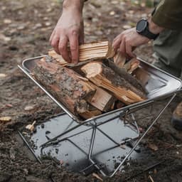 Offlander - Camping Grill - Opvouwbaar - Draagbaar - Groot — thumbnail 5