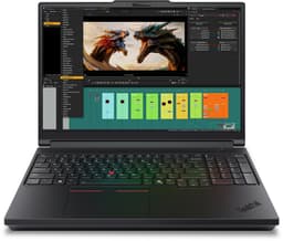 Lenovo ThinkPad T16g Gen 3 Intel Core Ultra 9 275HX Laptop 40,6 cm (16") WQUXGA 48 GB DDR5-SDRAM 1 TB SSD NVIDIA GeForce RTX 5090 Laptop GPU Wi-Fi 7 (802.11be) Windows 11 Pro Engels Zwart — thumbnail 1