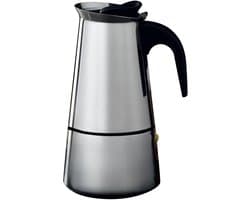 Cheffinger Koffie Percolator - Zilver - 6 Kopjes - Inductie