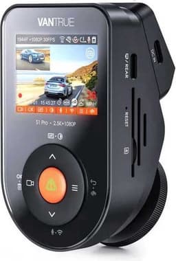 Vantrue S1 Pro Dual 2.7K Wifi GPS dashcam voor auto — thumbnail 2