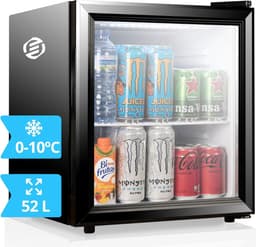 Equivera Mini Fridge for Drinks - Kleine Koelkast - Mini Koelkasten - Minibar - Mini Fridge - Mini Koelkast - Mini Koelkastje - Must have voor in Huis! — thumbnail 1