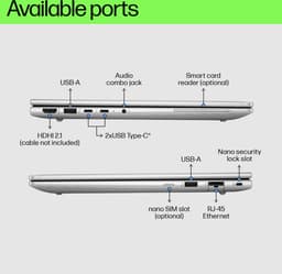 "HP ProBook 440 G11 Intel Core Ultra 5 125U Laptop 35,6 cm (14"") WUXGA 16 GB DDR5-SDRAM 512 GB SSD Wi-Fi 6E (802.11ax) Windows 11 Home AI PC Zilver" — thumbnail 2