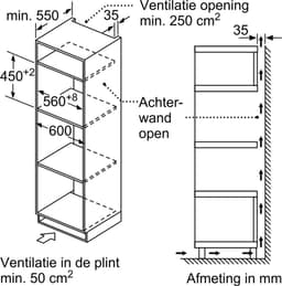 Siemens CM585AGS1 - iQ500 - Inbouwoven met magnetronfunctie - 60x45 cm - 44 l - Zwart - Eenvoudig te reinigen: Hydrolyse — thumbnail 3