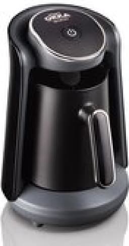 Arzum OKKA Minio Silver - Turkse Koffiemachine - Zwart & Chroom | 4 kopjes | OK004-K - Black & Silver | Turkish Coffee Maker — thumbnail 1