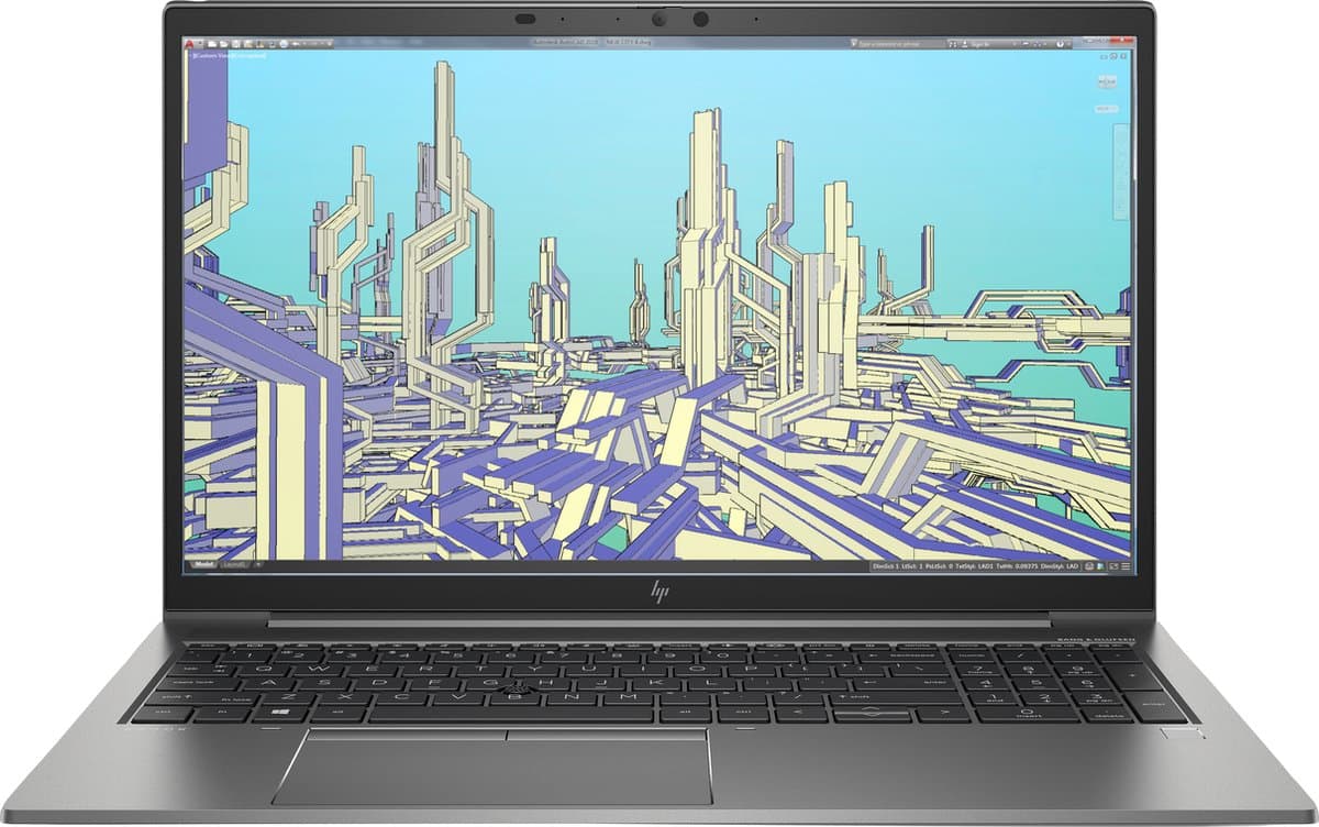 HP ZBook Firefly 15.6 G8 Intel® Core™ i7 i7-1165G7 Mobiel werkstation 39,6 cm (15.6") Full HD 16 GB DDR4-SDRAM 512 GB SSD NVIDIA Quadro T500 Wi-Fi 6 (802.11ax) Windows 10 Pro Grijs — afbeelding 1