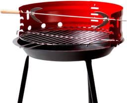 Aktive Houtskool Bbq 42 Cm Rood,Zwart — thumbnail 2