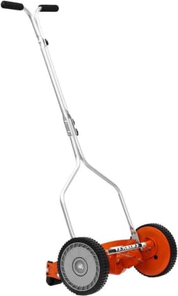 Handmaaier - Loopmaaier - Gazon Onderhoud - Spiraal Systeem - 35 cm Snijdbreedte - Oranje — thumbnail 1