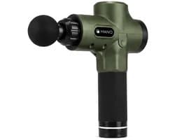 MANQ V2 Massagegun - Army Green - Professioneel - 30 snelheden - 6 massagekoppen