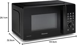 Magnetron - Oven Combimagnetron - Snel opwarmen - Keramische binnenkant - 20 Liter - Zwart — thumbnail 2
