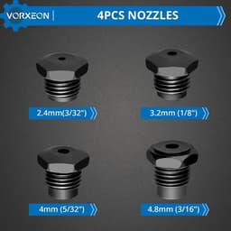 Compressed Air Rivet Gun Set Blind Rivet Gun Tool Rivet Gun 1408KGF with 4 Nozzles (2.4mm 3.2mm 4mm 4.8mm) Air Rivet - ShopVlot — thumbnail 5