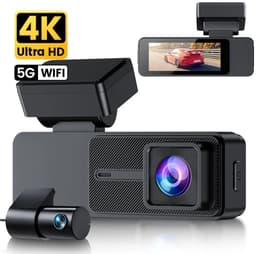 GKU D700 4K Dashcam Dual: Voor- en Achtercamera met Touchscreen, GPS & 64GB SD — thumbnail 1